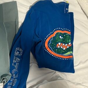 vintage gators rhinestone long sleeve shirt